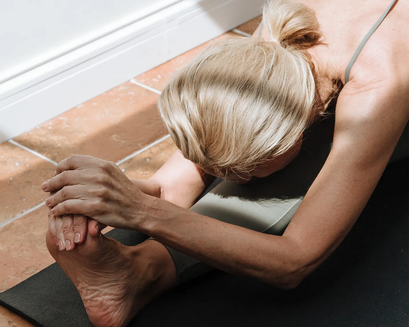 Bild einer Yoga-Übenden Frau