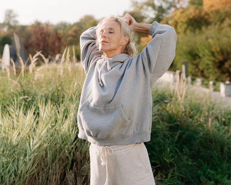 Bild einer Yoga-Übenden Frau